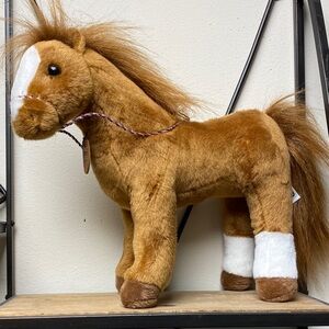 Breyer Chestnut Brown Plush Horse with White Markings